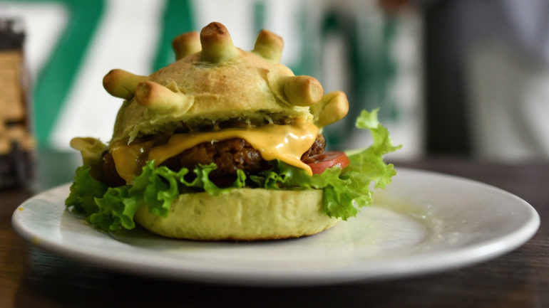 This Chef In Hanoi Makes Coronavirus-Themed Burgers To Boost People’s Morale