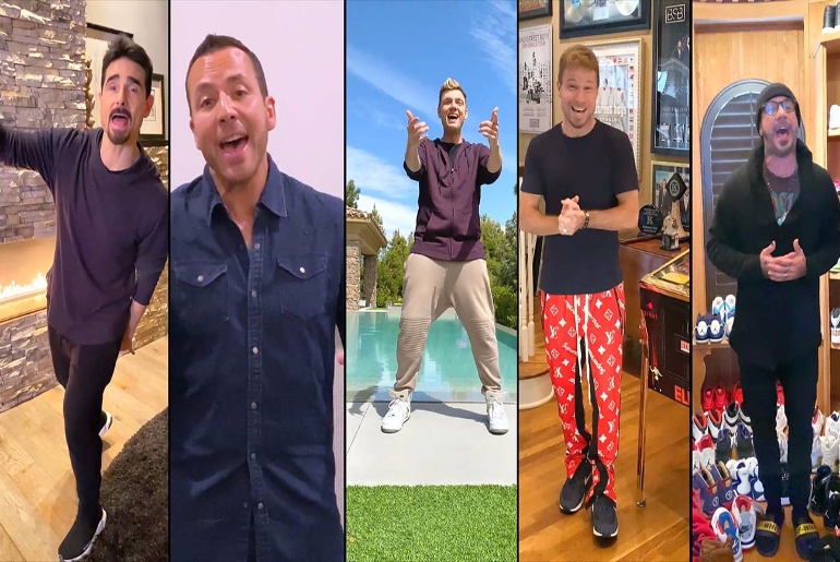 Backstreet Boys Re-Unite For A Live Concert From Their Living Rooms