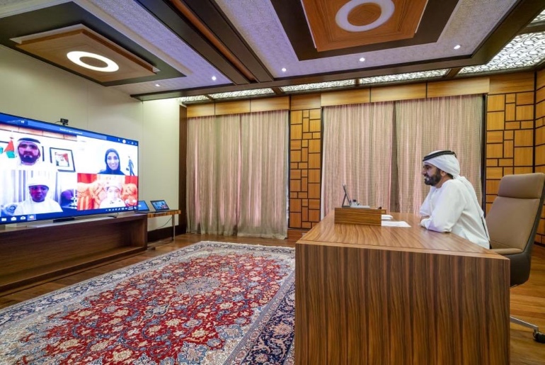 HH Sheikh Mohammed Attends The UAE’s First E-Learning Session