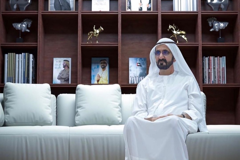 HH Sheikh Mohammed Shares Picture Of Him Being In Self-Quarantine