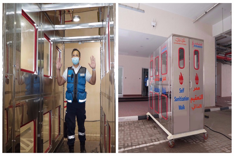 UAE Launches First ‘Self Sanitisation Walk’ For Paramedics