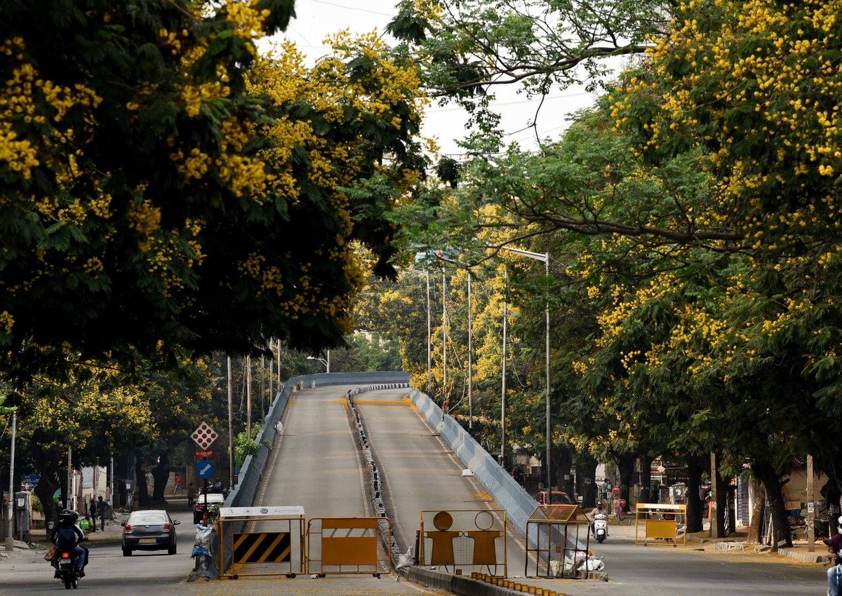 Here Are Some Beautiful Pictures Of Empty Bangalore During Lock Down