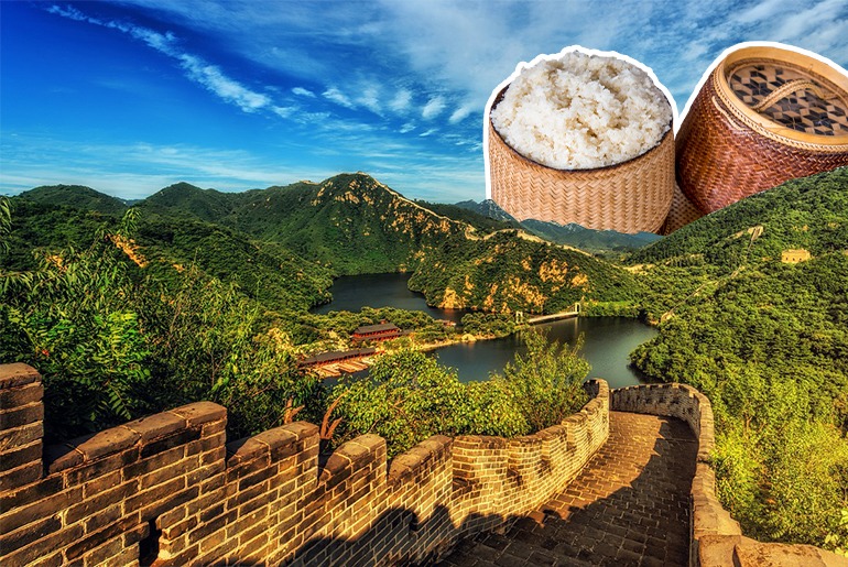 great wall of china sticky rice