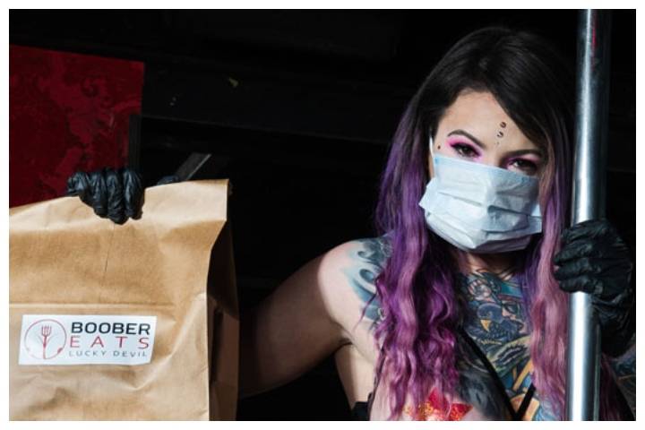 Strip Club Turns Into Food Delivery Service Called ‘Boober Eats’ Amid COVID-19 Crisis