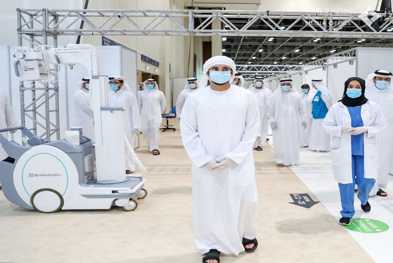 VIDEO: Sheikh Hamdan Opens Field Hospital At Dubai World Trade Centre