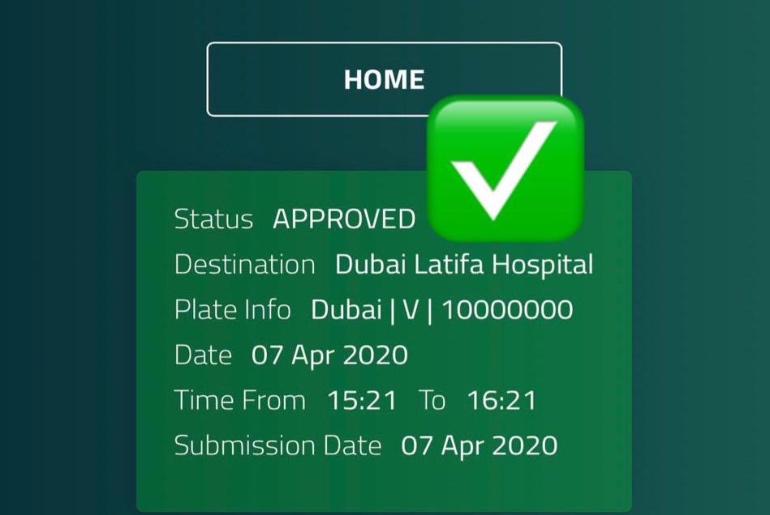 All Dubai Residents Stepping Outside MUST Carry A Screenshot Of The Movement Permit