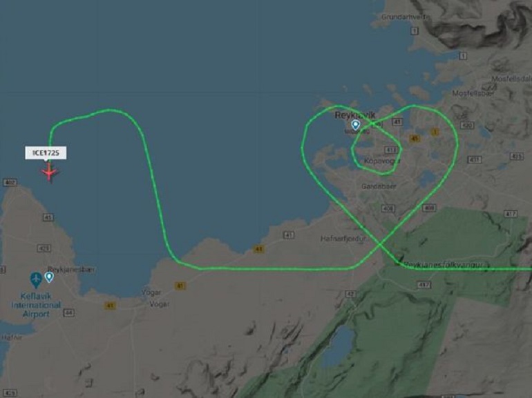 Pilot Draws A Heart In The Sky To Thank Healthcare Workers For Their Efforts