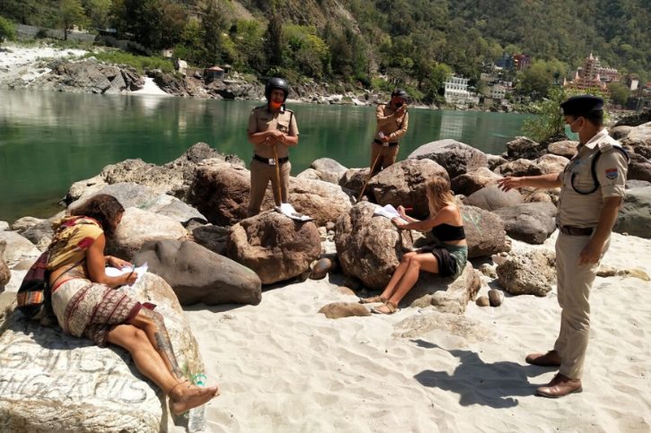 Foreigners Made To Write ‘Sorry’ 500 times By Police For Violating Lockdown In Rishikesh