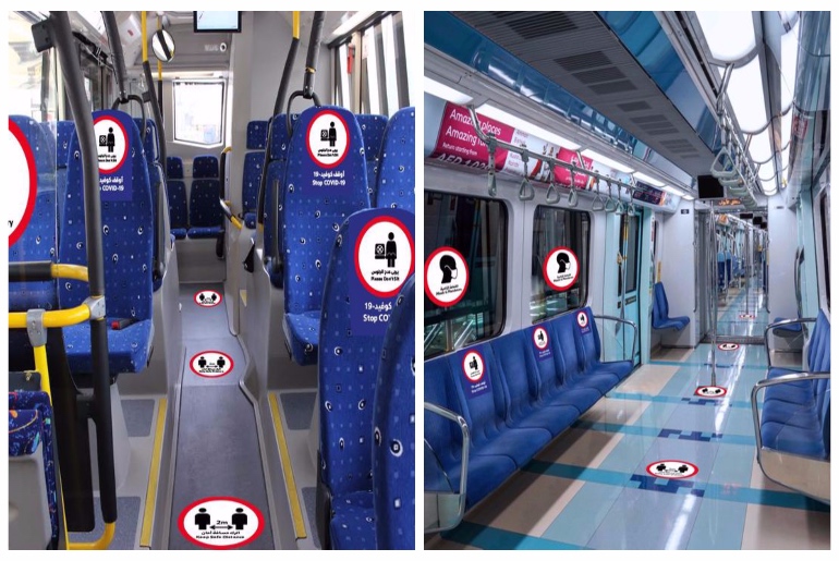 UAE Government Introduces New Signs On Dubai Public Transport & Spaces