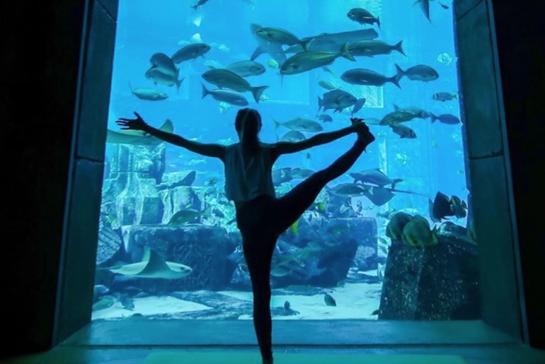 Atlantis The Palm Relaunches Underwater Yoga
