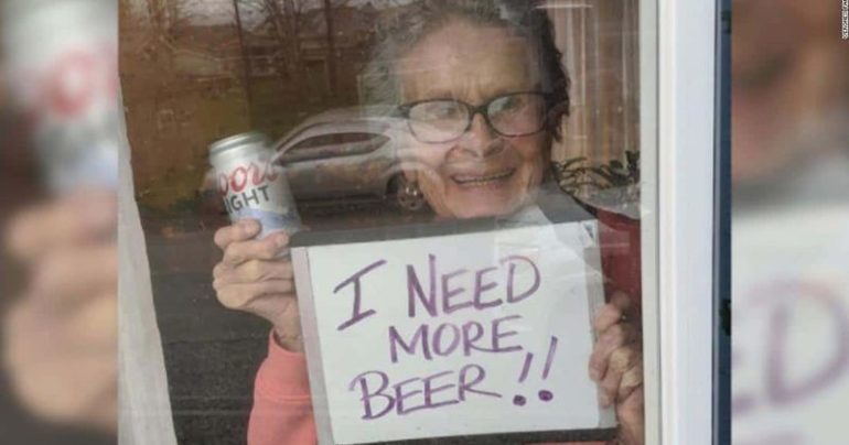 A 93-Yr-Old Woman Makes Plea On The Internet: I NEED MORE BEER!! And She Gets It!