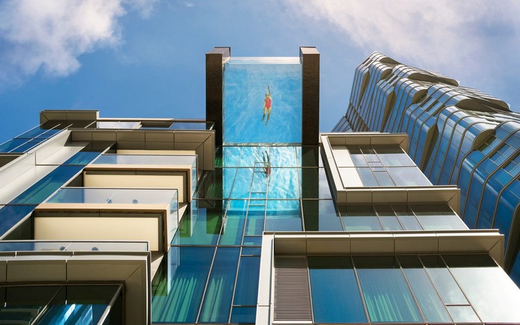 World's Highest Glass-Bottomed Pool The USA