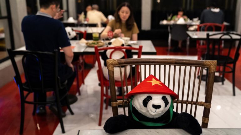 Panda Dolls Are Giving Lonely Diners Company In A Bangkok Restaurant