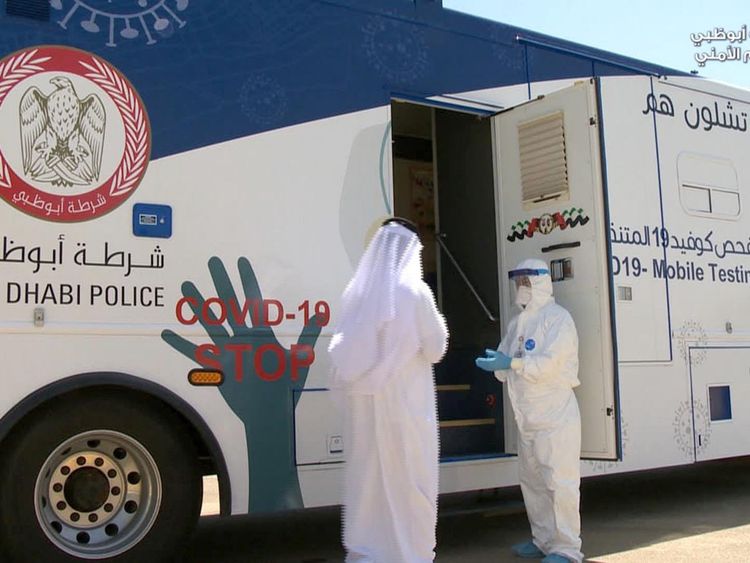 Abu Dhabi Launches Mobile Coronavirus Screening Centre
