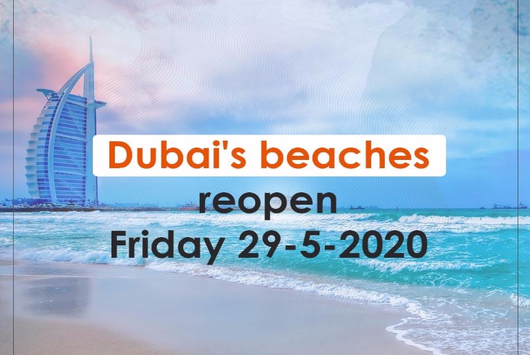Beaches, Parks & Dubai Frame Reopen On 29 May
