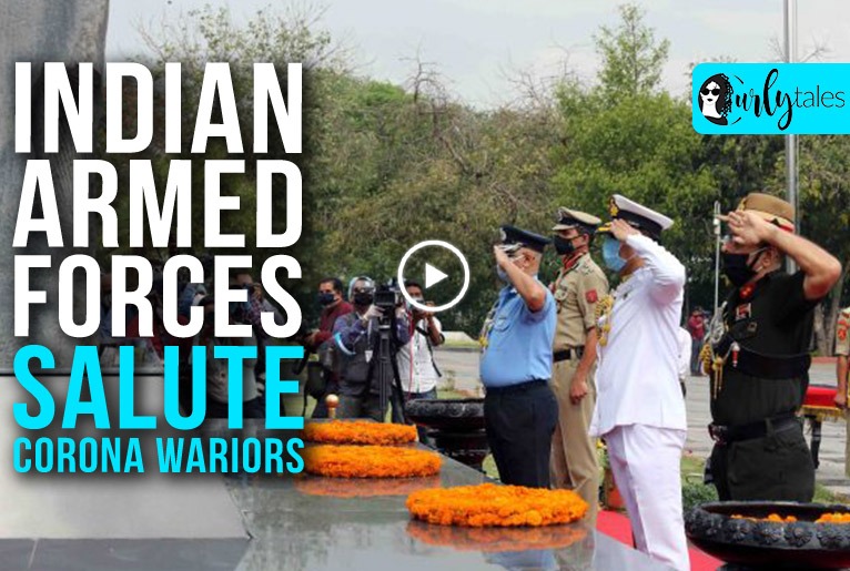 Armed Forces In India Unite To Honour Corona Warriors