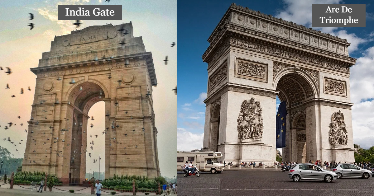 India Gate Arc De Triomphe