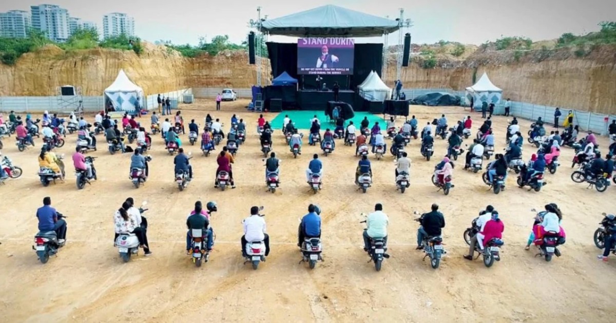 Bangalore Church Becomes First In Asia To Organise A Drive-In Mass
