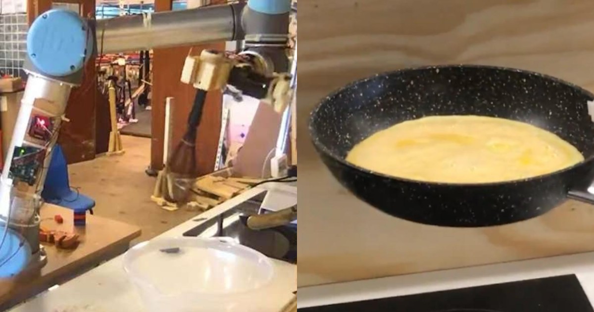 Cambridge University Trains Robot To Make Omelette
