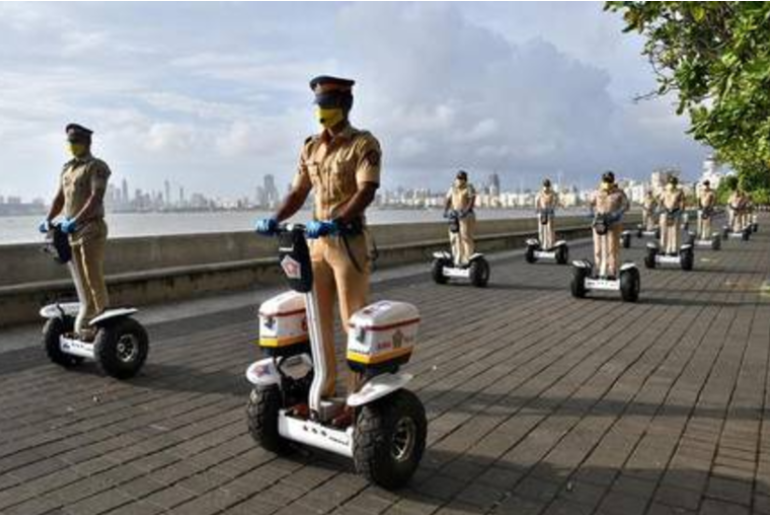 mumbai police segways