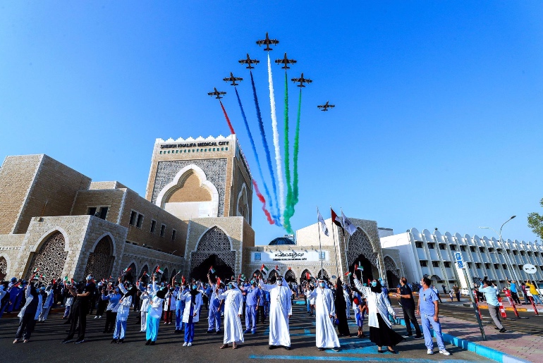 UAE Aerobatics Team Paint The Skies To Honour Health Care Workers