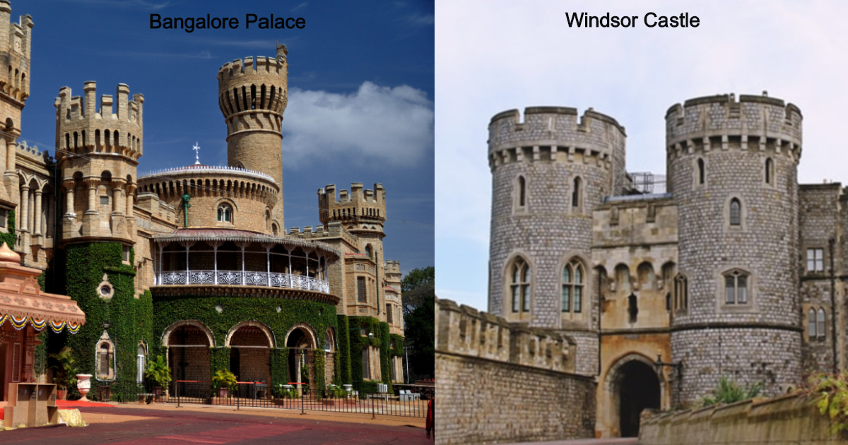 5 Similarities Between Bangalore Palace  & UK’s Windsor Castle