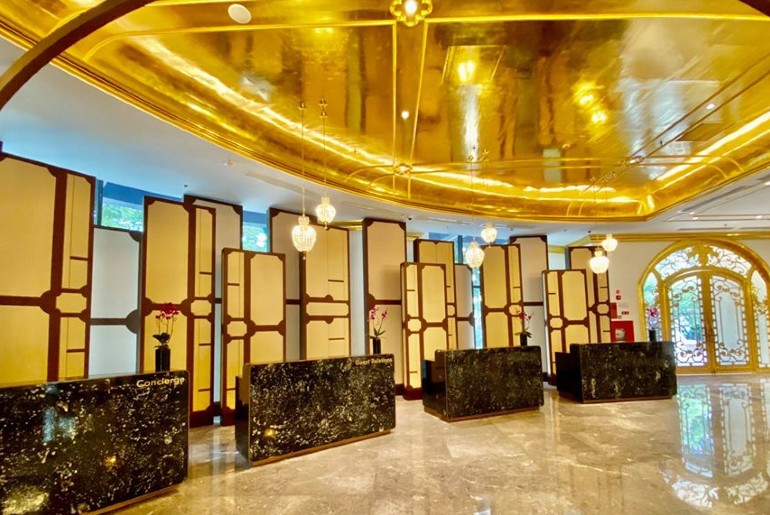 gold plated hotel vietnam 