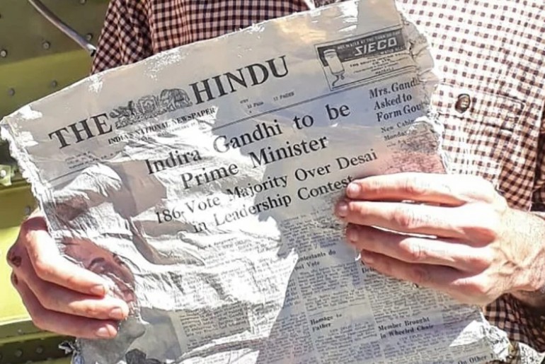 indian newspapers france glacier