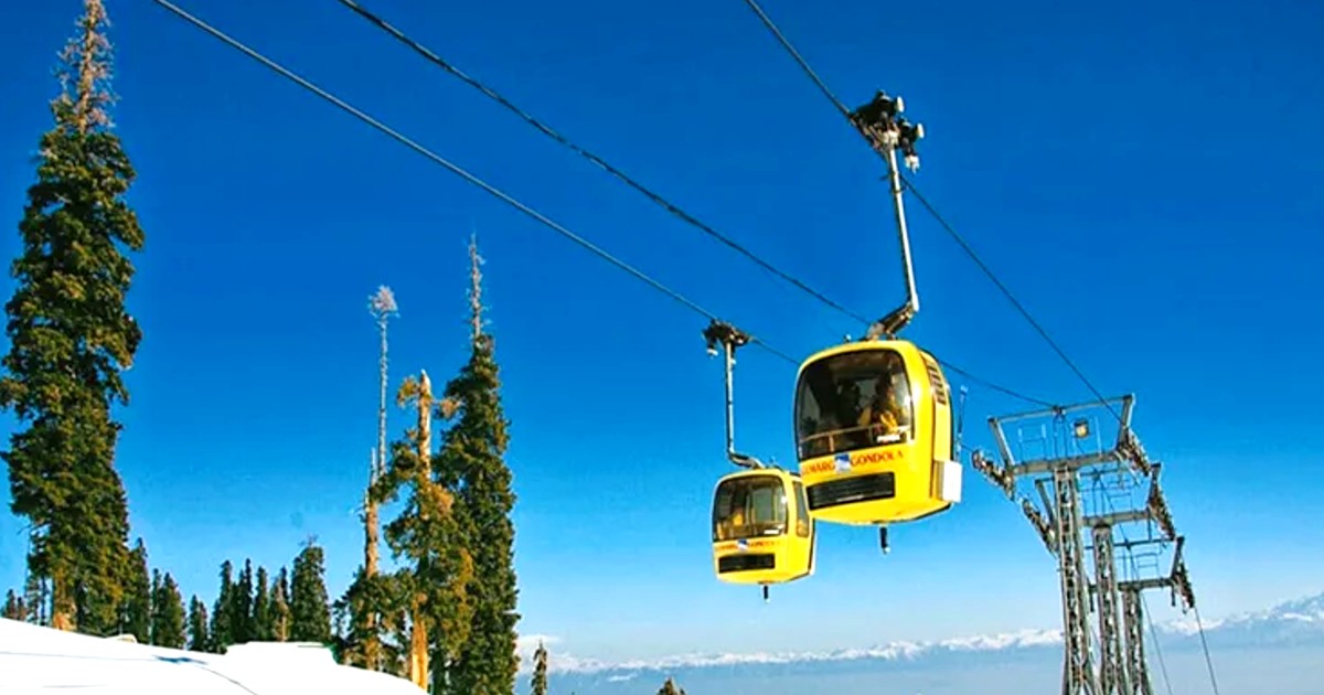 Cable Car Journey Amid Snow Capped Mountains Of Jammu Finally Launched After 25 Years