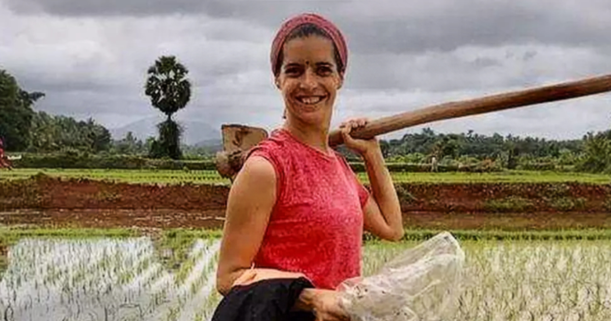 Spanish Woman Stranded In Karnataka’s Udupi Amid COVID-19 Learns Farming & Local Dialect
