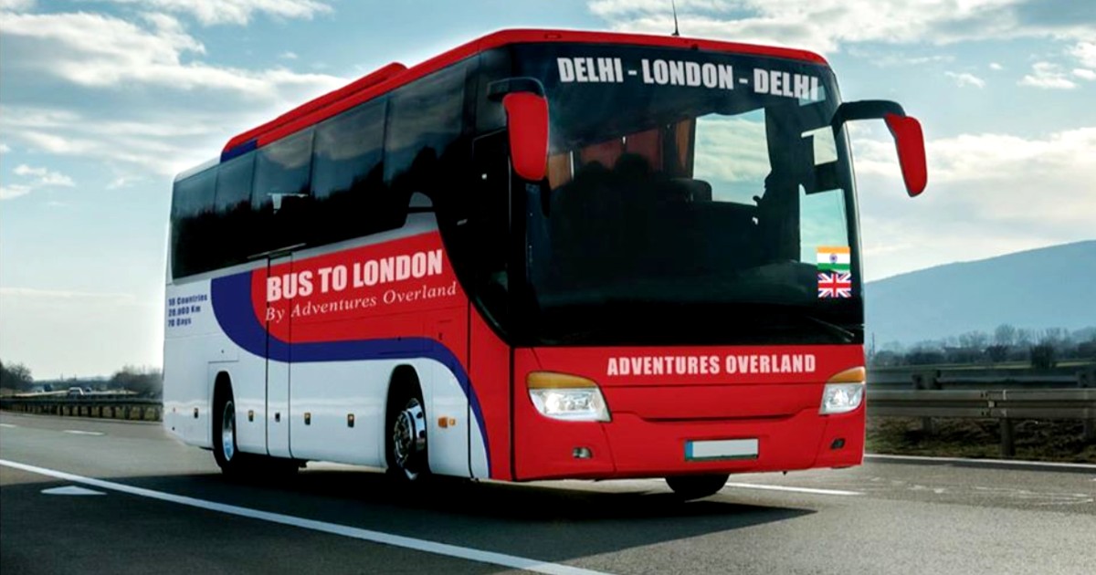 The Extraordinary Bus Journey From Delhi To London Covering 18 Countries Hits COVID Roadblock; Deferred To April 2022