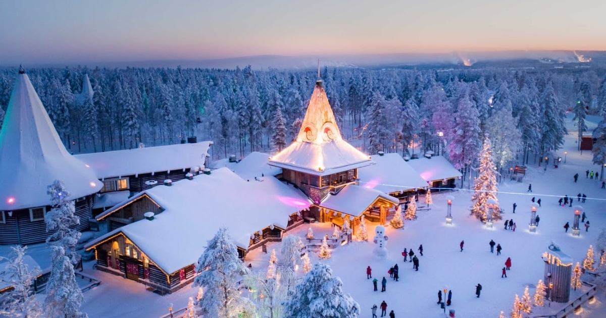 Santa Claus Village In Finland Open To Tourists With Christmas Just