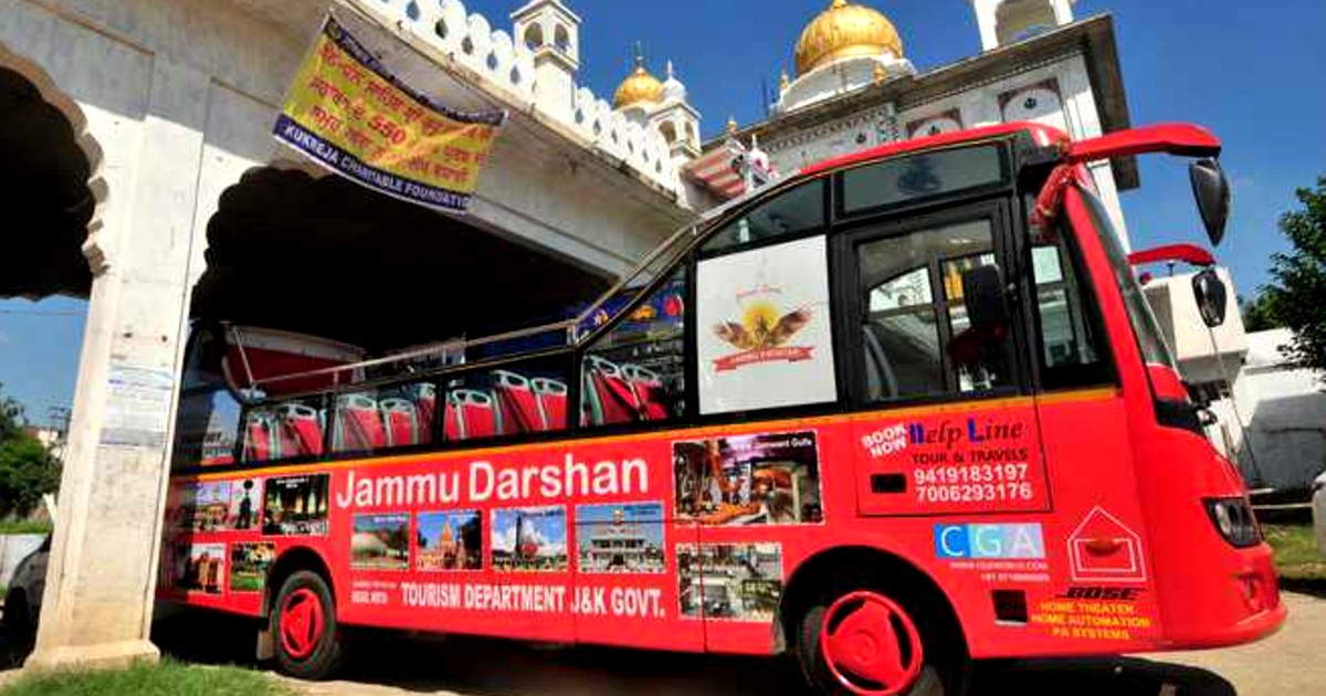 Jammu & Kashmir Launches Open-Roof Luxury Tourism Bus For Suchetgarh Border