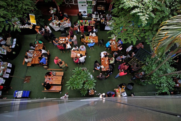 garden cafes in bangalore