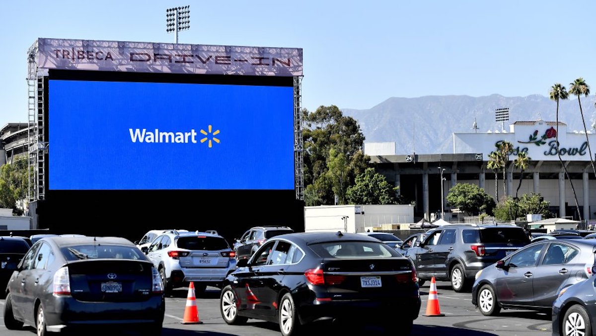 US Retailer Walmart To Turn 160 Parking Lots Into Drive-In Theatres