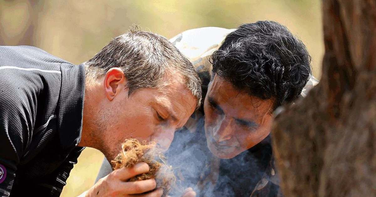 Akshay Kumar Drinks Elephant Poop Tea In A Thrilling ‘Into The Wild’ Episode With Bear Grylls