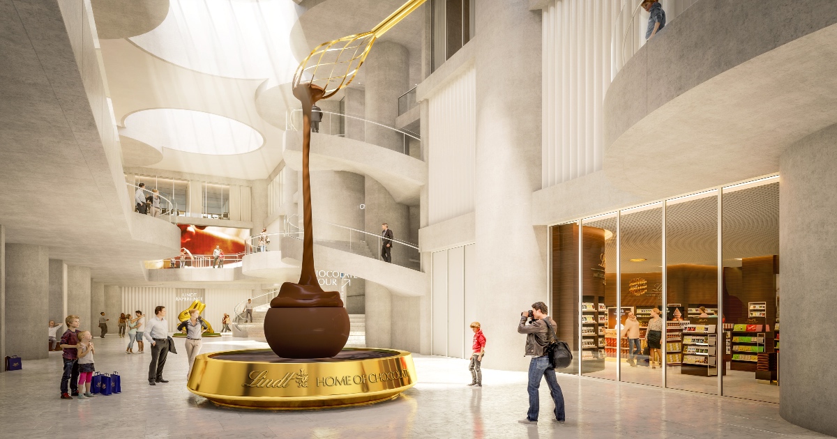 Lindt Just Opened A Chocolate Museum In Switzerland & It Has A 30-Ft Chocolate Fountain
