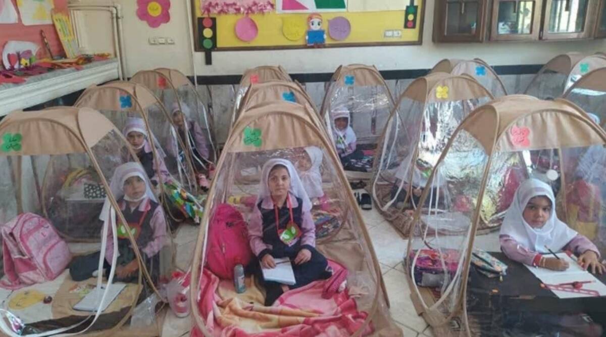 Schools In Iran Have Reopened After 7 Months & Here’s How They Are Ensuring Social Distancing