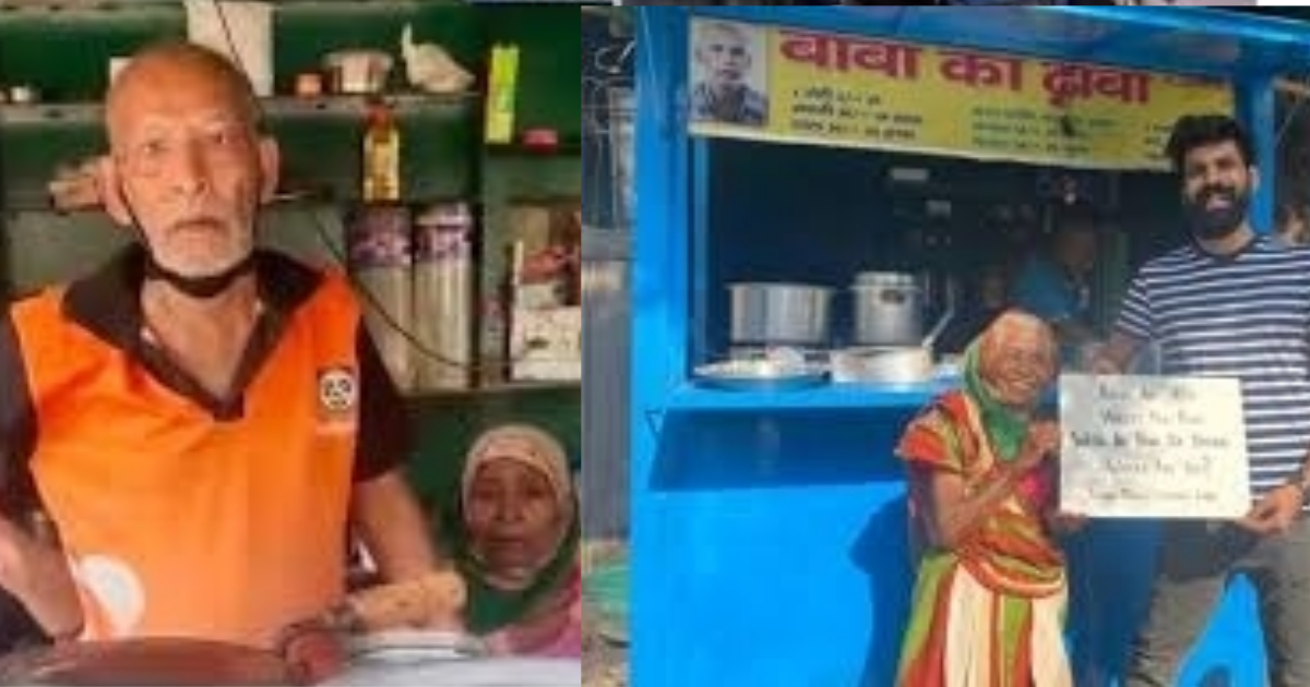 Baba Ka Dhaba In Delhi Welcomes Long Queue Of Visitors After Elderly Couple’s Heartbreaking Video Goes Viral