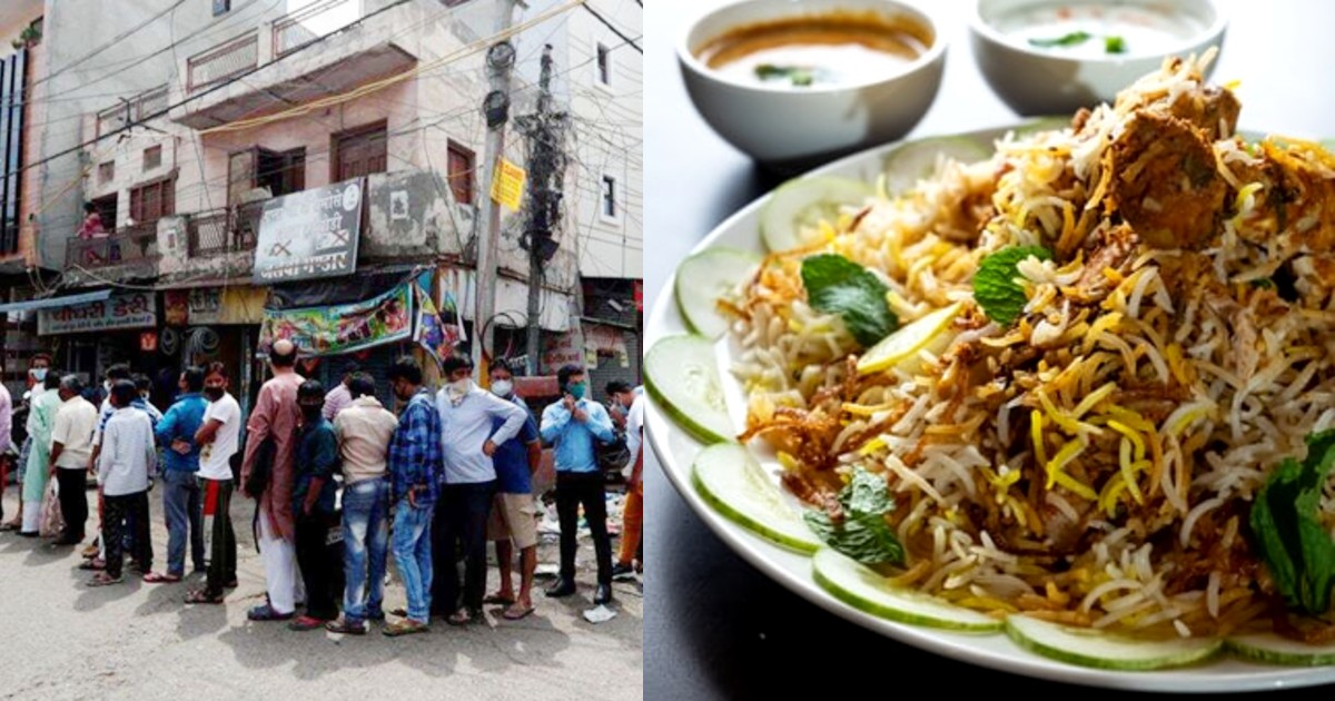 This Bangalore Restaurant Witnessed A 1.5 km Long Queue For Biryani; Video Goes Viral