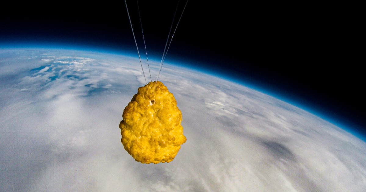 UK Supermarket Sends First Ever Chicken Nugget Into Space To Mark 50th Anniversary