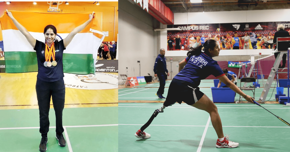 Indian Badminton Player Wins Gold After Losing One Leg