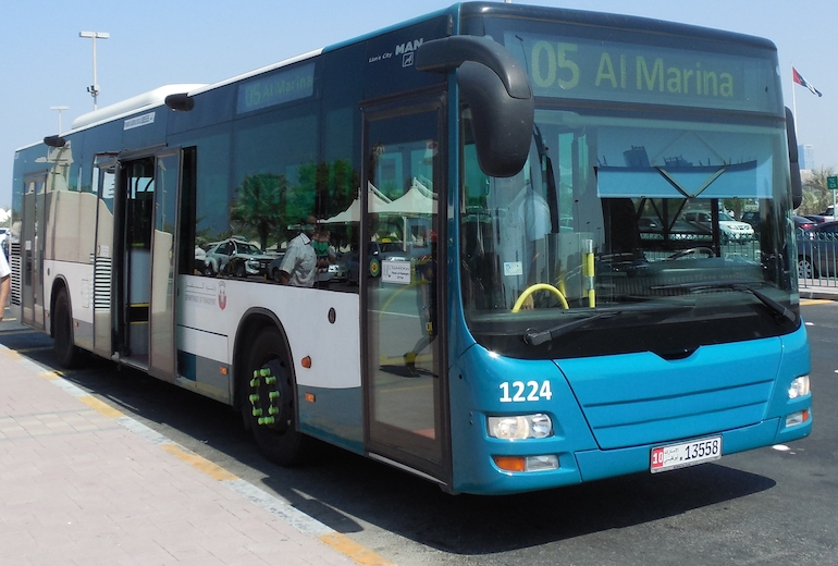 Abu Dhabi Resumes Bus Services