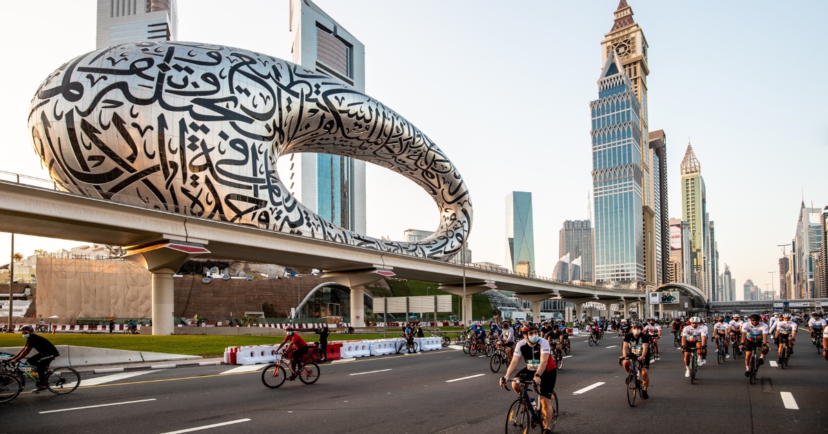 Over 20,000 Riders Make History At The First-Ever Dubai Ride On Sheikh Zayed Road