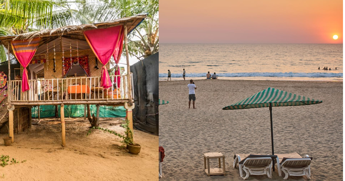 Stay In These Colourful Goan Beach Huts At ₹1400 & Enjoy Stunning Sea Views