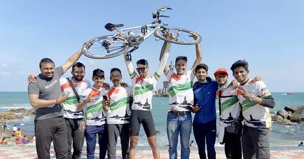 17-Year-Old Boy Cycles 3600Km From Kashmir To Kanyakumari; Creates World Record
