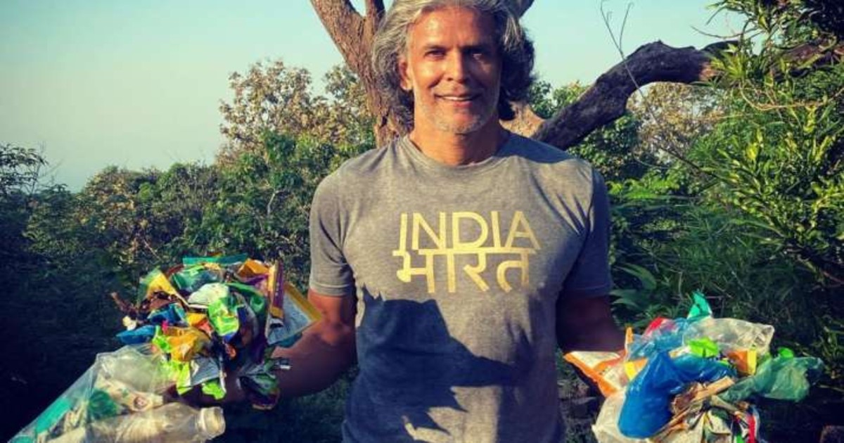 Milind Soman Treks To A Shiva Temple & Picks Up Garbage Along The Holy Trail