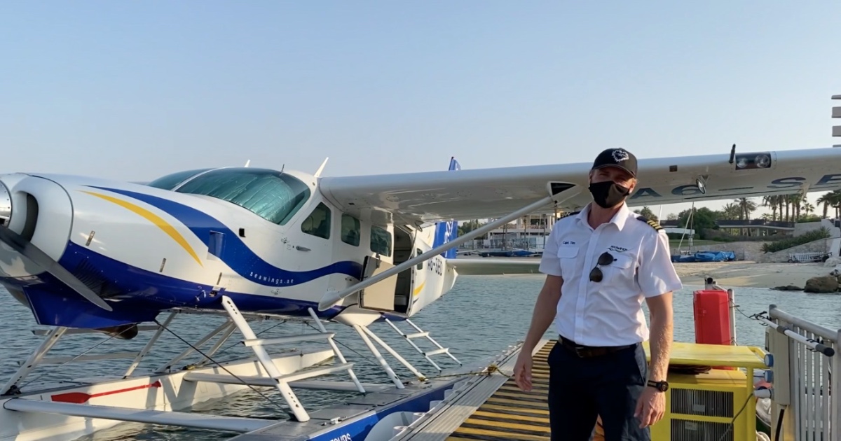 Meet The Man Who Flies The Seawings Plane In Dubai