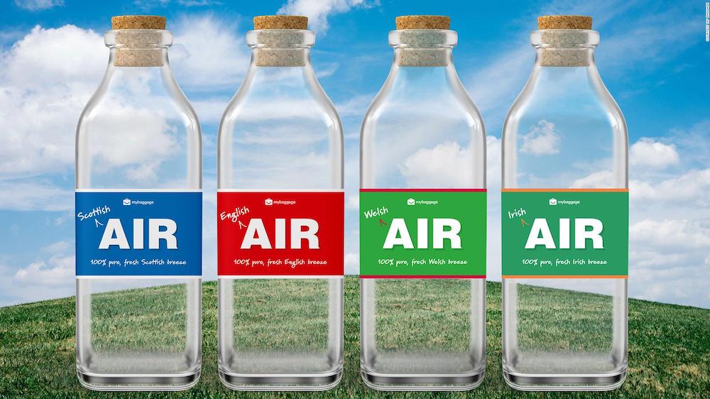 UK Company Sells Fresh Bottled Air To Remind Those Living Overseas Of Home