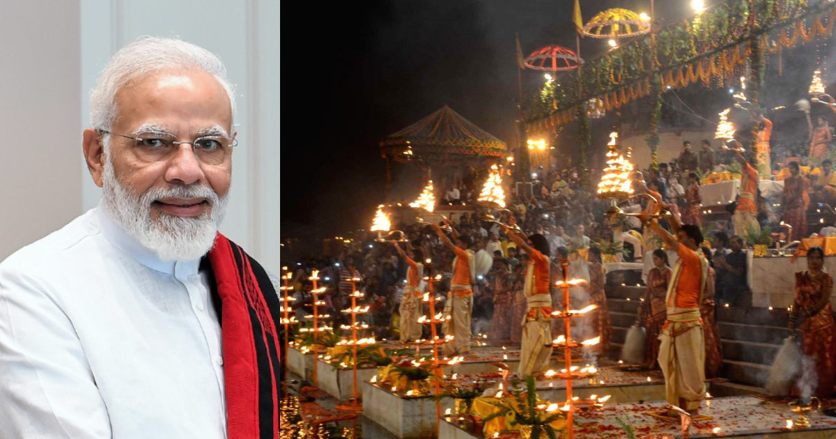 PM Modi Visits Kashi Vishwanath In Varanasi For Dev Diwali; Watches Kashi Light Up